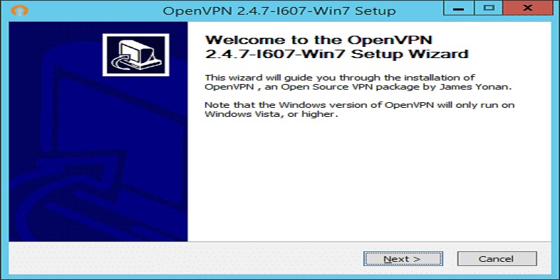 Cách Cài Đặt OpenVPN Chơi Game Trên GO99 Khi Bị Chặn 4 Nhấn chọn “Next”