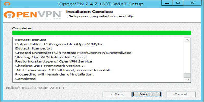 Cách Cài Đặt OpenVPN Chơi Game Trên GO99 Khi Bị Chặn 8 Sau khi hoàn tất cài đặt, nhấn Next